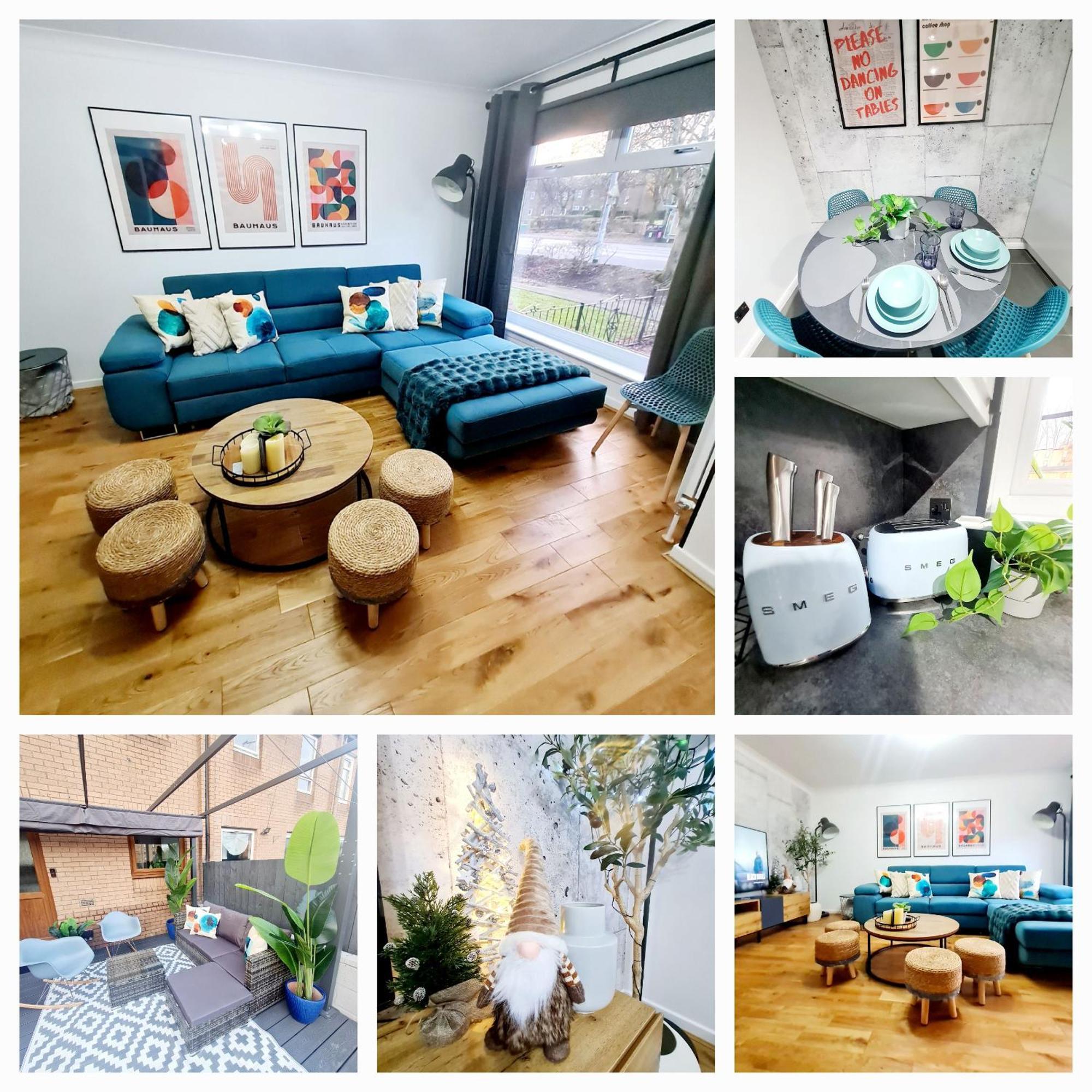 Bright 3Br Walking Distance To Town - Free Parking Apartment Glasgow Exterior photo